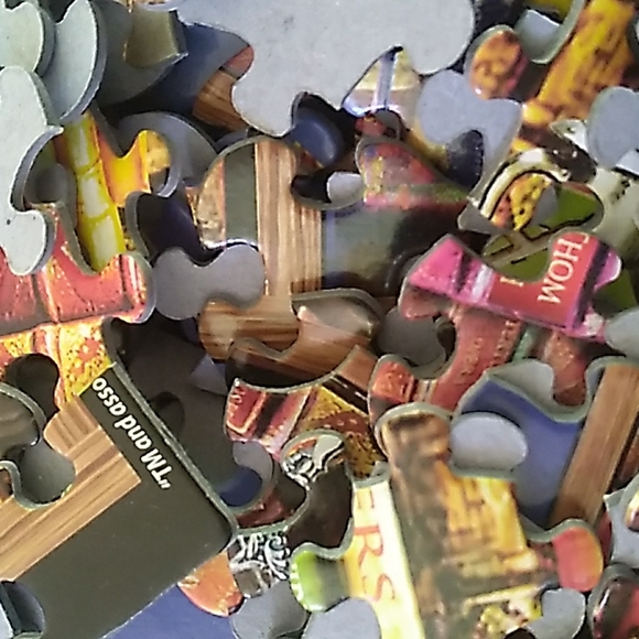 ⚜️ White "The IMAGINARIUM" 1,000 Piece Puzzle made in U.S.A  InterLocking - Picture 9 of 16